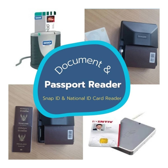 Document/Passport Reader & ID Smart Card Reader